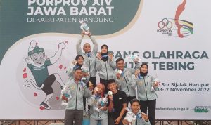 Atlet Panjat Tebing Kabupaten Bogor Borong 9 Medali