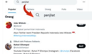 Akun Twitter Jokowi dan Ruhut Sitompul Muncul saat Mencari 'Penjilat' Akun Twitter Jokowi dan Ruhut Sitompul Muncul saat Mencari 'Penjilat'