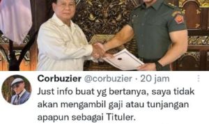Jawab Nyinyiran Netizen, Deddy Corbuzier Kembalikan Gaji Letkol Tituler pada Negara