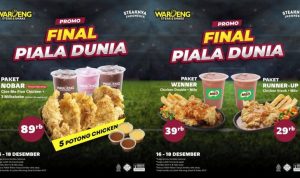 Promo Final Piala Dunia Waroeng Steak, Paket Nobar Murah Banget Hanya Rp89 Ribu Dapat Banyak Promo Final Piala Dunia Waroeng Steak