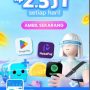 Kejutan, Gratis Top Up Saldo DANA Hingga Rp2,5 Juta,