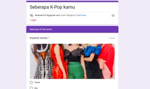 Tes Ujian Kpopers Gratis via google Form