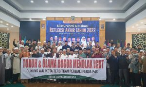 Sejumlah Tokoh dan Ulama Desak Pemerintah Pidanakan LGBT, Juga Tolak UU KUHP Sejumlah Tokoh dan Ulama di Bogor secara lantang menolak LGBT. (YUDHA PRANANDA/JABAR EKSPRES)