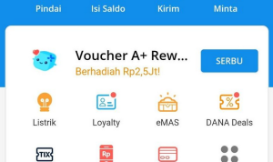 Ilustrasi Dapat Saldo Dana Lewat Cara Gratis Jelang Akhir Tahun - Tangkap Layar Aplikasi DANA