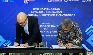 BRI dan Danareksa melakukan penandatanganan Akta Jual Beli Saham dalam rangka pembelian saham Danareksa Investment Management
