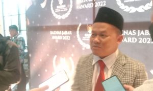 Wakil Ketua IV Bidang SDM, Administrasi, dan Umum Baznas Jabar Achmad Faisal. Kamis (15/12). (Sandi Nugraha)