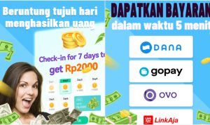 Withdraw Saldo DANA Gratis Hingga Rp50.000 di Aplikasi Terbaru Penghasil Uang Aplikasi Penghasil Uang Saldo DANA Gratis Terbaru / Kolase Play.google.com