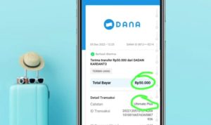 TERBUKTI MEMBAYAR: Aplikasi game penghasil saldo DANA ini terbukti membayar sebesar Rp 100 ribu.