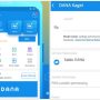 Cara Bagikan Link DANA Kaget dan Klaim Saldo DANA/ Kolase Play Store dan App DANA