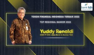 Dirut bank bjb Sabet Penghargaan Top Regional Banker 2022 Direktur Utama bank bjb Yuddy Renaldi Top Regional Banker 2022