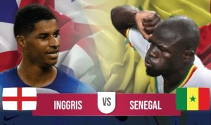 Gratis streaming piala dunia Qatar 2022 antara Inggris vs Senegal pukul 02.00 WIB pagi ini.