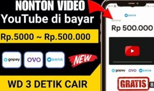 Terbaru dan Terbukti Membayar!! Cara Nonton Youtube Dapat Uang Hingga Ratusa Ribu per Hari