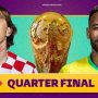 Live streaming gratis prempat final piala dunia tersaji dalam laga Kroasia vs Brazil.