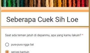 Link Tes Cuek Viral - Kolase Tangkapan Layar Google Form