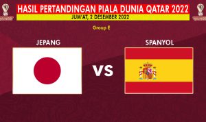 Hasil Piala Dunia 2022 Jepang vs Spanyol