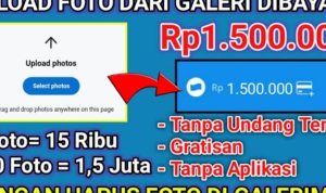 Cuma Upload Foto Dibayar Saldo DANA Gratis Rp 1,5 Juta