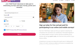 Saldo DANA gratis lewat survey / TGM Panel
