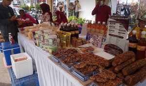 DORONG KEMAJUAN EKONOMI: Pameran UMKM digelar di Kabupaten Bogor beberapa waktu lalu. (Sandika Fadilah /Jabarekspres.com)