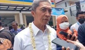 Wakil Wali Kota Bogor, Dedie A Rachim saat berkomentar tentang ketersediaan stok bahan pangan. (Yudha Prananda / Jabar Ekspres)