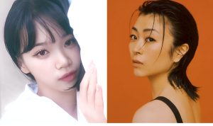 Lirik lagu Hikaru Utada 'First Love' cover Chaewon LE SSERAFIM / Kolase Youtube dan Instagram