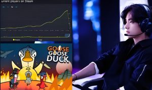 V BTS Kembali Buktikan Pengaruhnya, Game Goose Goose Duck Naik 18 Kali Lipat V BTS buktikan pengaruhnya/ kolase foto Instagram @panncafe