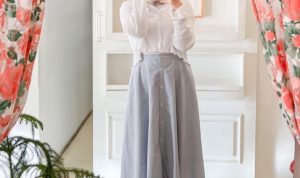 Tampil Modis! Inspirasi OOTD Hijab Dengan Style Korea (sumber: akun Instagram @ootdkinantibs)