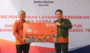 BNI Kelola Jasa Penyaluran Tunjangan Bagi Karyawan PT Kimia Farma Apotek BNI Kelola Jasa Penyaluran Tunjangan Bagi Karyawan PT Kimia Farma Apotek
