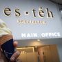 RASA BARU: Salah satu produk es krim dari Special Tea by Esteh Indonesia di Main Office berbahan dasar teh, Jalan Achmad Adnawijaya, Kota Bogor. (YUDHA PRANANDA/JABAR EKSPRES)