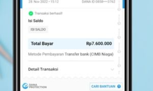 BISNIS ONLINE: Pinjol ilegal mudah cair menyediakan limit hingga Rp 7,6 juta dan bisa dicairkan melalui aplikasi DANA.