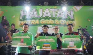 Lebih dari 1.000 Mitra Grab di Bandung dan Keluarganya Ikuti Keseruan HAJATAN Akhir Tahun