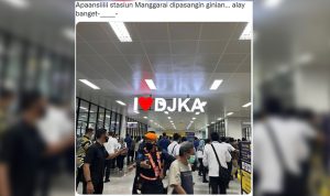 Pasang Reklame 'I Love DJKA' di Stasiun Manggarai, KAI Dinilai Alay Pasang Reklame 'I Love DJKA' di Stasiun Manggarai, KAI Dinilai Alay