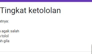 Link Tes Ujian Ketololan Via Google Form untuk Mengetahui Tingkat Tolol Kamu