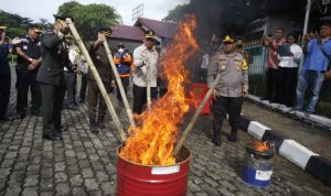Kabupaten Bogor Jadi Sarang Miras, Forkopimda Musnahkan 28.500 Botol Miras Berbagai Merk