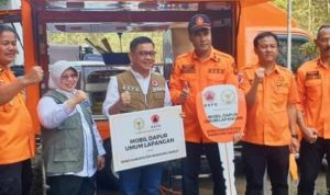 Mobil Dumlap itu diserahkan BNPB sebagai upaya preventif jika suatu waktu terjadi bencana. untuk logistik dalam hal ini kebutuhan makanan
