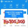 saldo dana gratis langsung cair