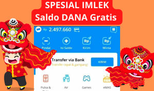 SPESIAL IMLEK 2023! Dapatkan Angpao Saldo DANA Rp500 Ribu Gratis dari Aplikasi Ini, Bisa Langsung Cair Loh