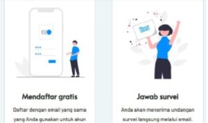 Hanya modal isi survey dappat Rp500 ribu sehari.