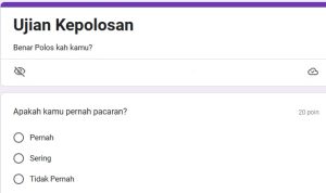 Tes Ujian Kepolosan yang bisa mengukur kadar kepolosanmu.
