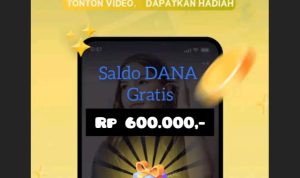 Saldo DANA Gratis Rp600.000 Langsung Masuk Kantong dengan aplikasi ini.