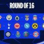 Logo peserta 16 Besar Liga Champions 2022-2023, simak jadwal tanding Leg 1 dan Leg 2. (instagram @championsleague)