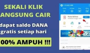 saldo dana gratis langsung cair