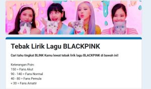 Link Ujian BLACK PINK via Docs Google Form, Buktikan Kamu Blink Sejati