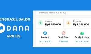 aplikasi atau web penghasil saldo dana gratis langsung cair
