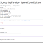 link ujian kpop