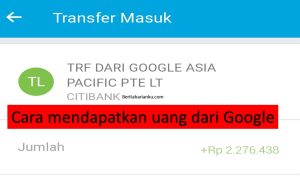 saldo dana gratis langsung cair dari google