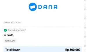 Ilustrasi: Dapat saldo DANA gratis hingga Rp 500 ribu.