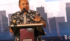 Ketua DPRD Kota Bogor, Atang Trisnanto menekankan pentingnya penguatan SDM dan ekonomi warga. (Yudha Prananda / Jabar Ekspres)