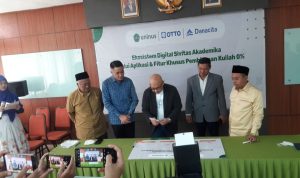 JALIN KERJA SAMA: Universitas Islam Nusantara atau Uninus jalin MoU untuk ekosistem digital di lingkungan kampus.