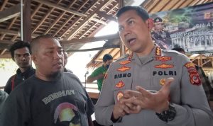 Kapolresta Bogor Kota, Kombes Pol Bismo Teguh Prakoso saat menggelar silaturahmi bersama insan pers, Selasa (10/1). (Yudha Prananda / Jabar Ekspres)