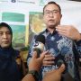 Rektor IPB University, Prof Arif Satria didampingi Peneliti Obat Herbal IPB University, Prof Dyah Iswantini Pradono. (Yudha Prananda / Jabar Ekspres)